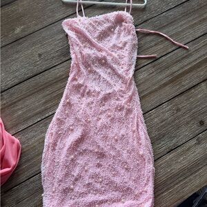 Windsor pink pearl dress size xs
